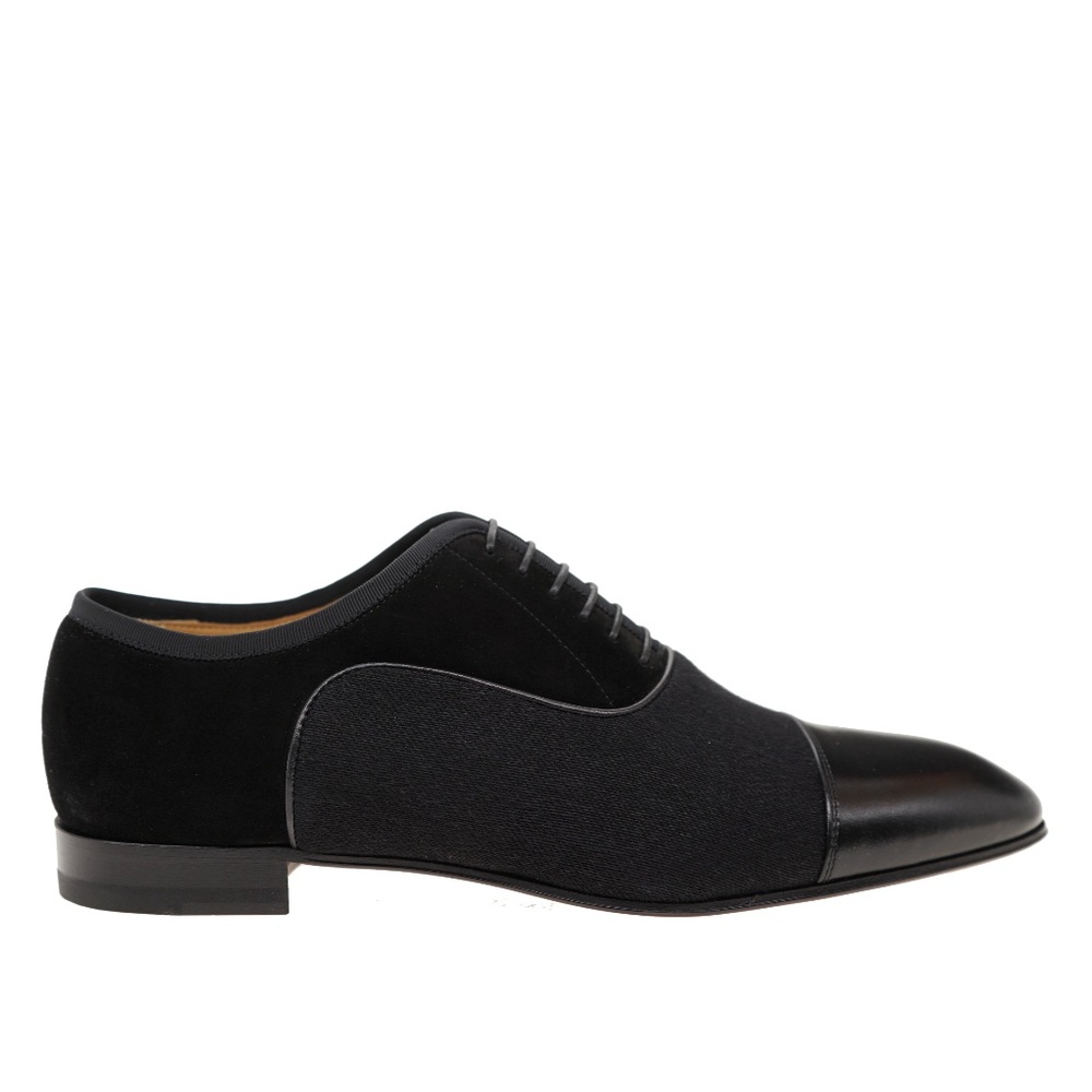 Christian Louboutin Greggo Oxford Black Size 10 US New - Picture 2 of 7